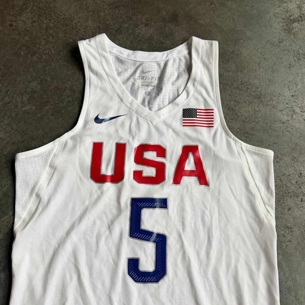 Nike USA National Team Basketball Jersey #5 Kevin Durant Mens Small Dri Fit